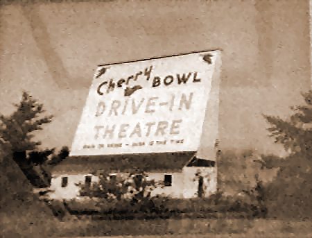 Cherry Bowl Drive-In Theatre - Old Screen - Photo From Rg